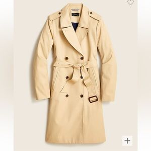 NWT size 0 J Crew beautiful trench coat